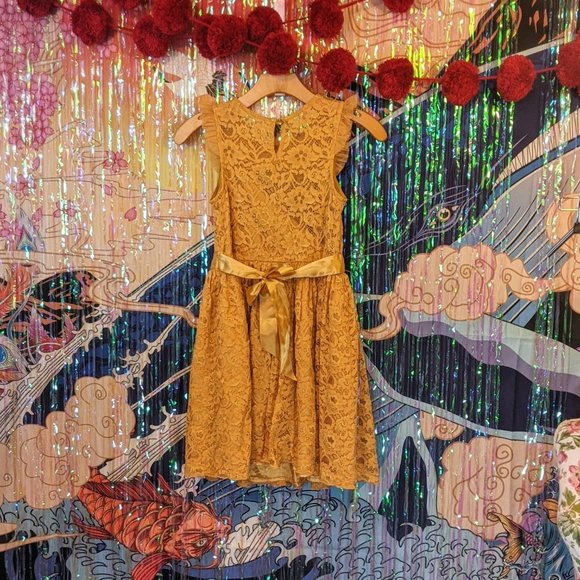 Zenz Lace Dress - Girls Size L - Picture 2 of 13